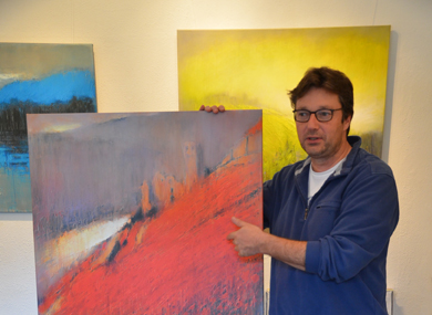 Künstler Michael Apitz erhält die Ehrensenatorwürde des Weinsenats Binger Mäuseturm e.V.